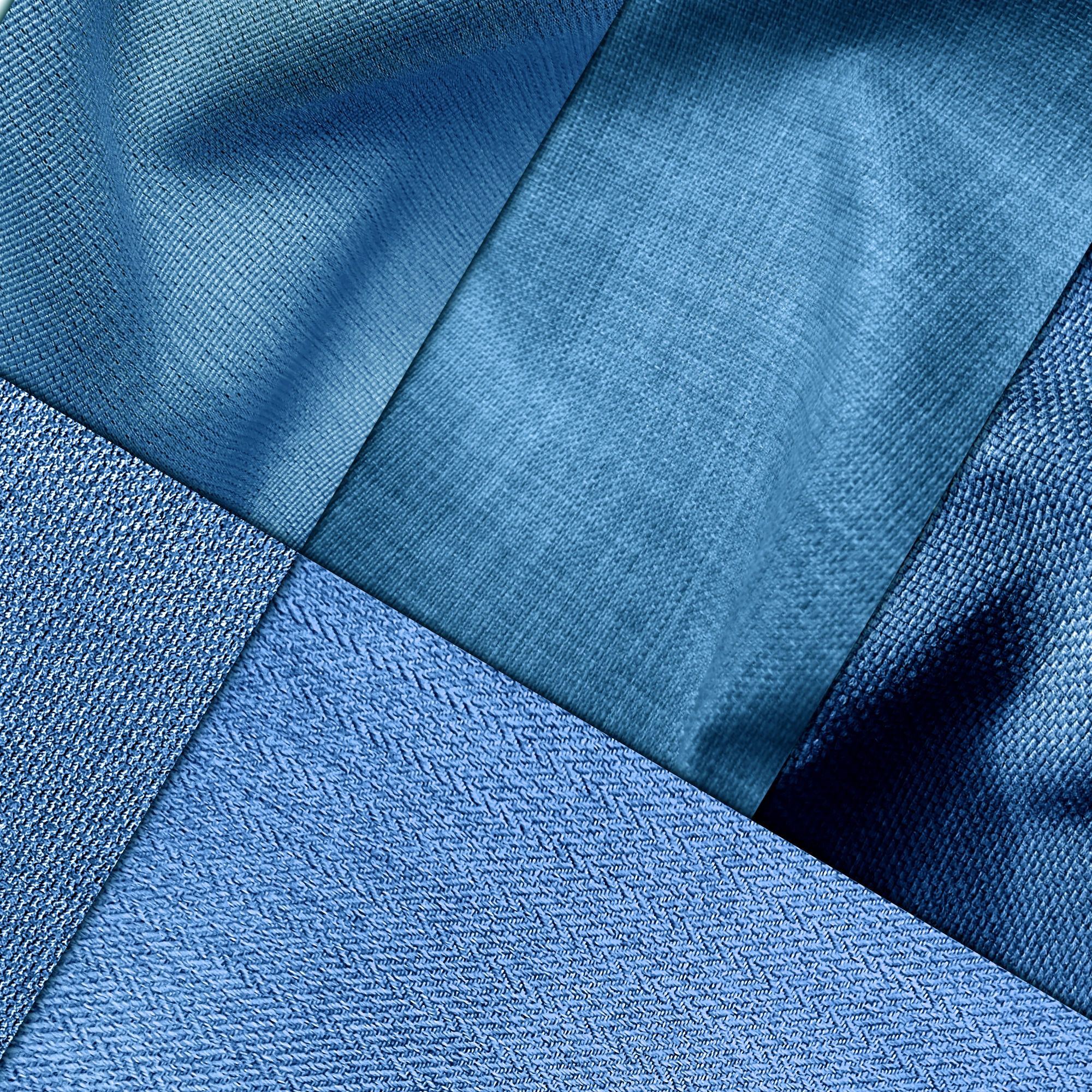 Close-up of woven apparel fabric textures